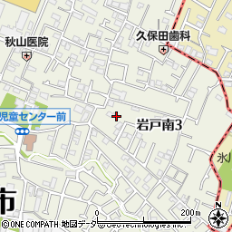 東京都狛江市岩戸南3丁目14-42周辺の地図