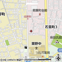 福井県敦賀市若葉町3丁目1707周辺の地図