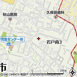東京都狛江市岩戸南3丁目14-62周辺の地図