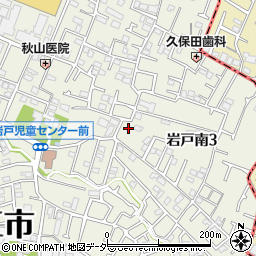 東京都狛江市岩戸南3丁目14-60周辺の地図