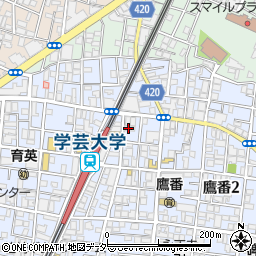 セコム株式会社　東京本部学芸大営業所周辺の地図