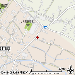 山梨県笛吹市御坂町夏目原62周辺の地図