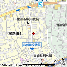 アロマ・ヨガ桜スタジオ周辺の地図