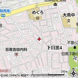 東京都目黒区下目黒4丁目15-3周辺の地図