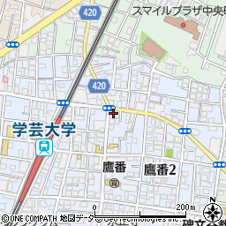 ぱっぷHOUSE ぱっぷはうす 学芸大学店周辺の地図