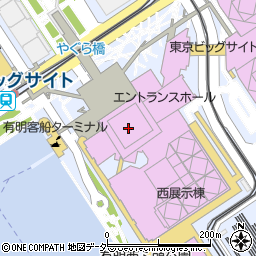 東京国際展示場（東京ビッグサイト）周辺の地図