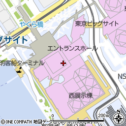 東京ビッグサイト（東京国際展示場）周辺の地図