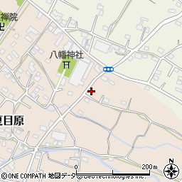 山梨県笛吹市御坂町夏目原26周辺の地図