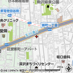 まいばすけっと駒沢４丁目店周辺の地図
