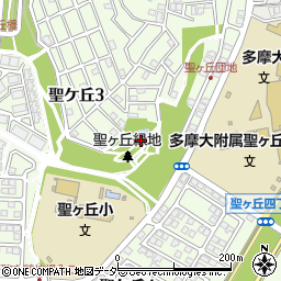東京都多摩市聖ケ丘周辺の地図