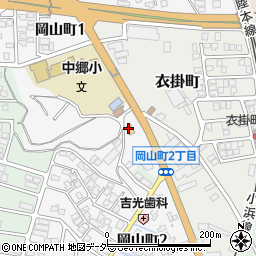 ファミリーマート敦賀岡山二丁目店周辺の地図
