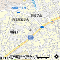 東京都世田谷区用賀3丁目9-16周辺の地図