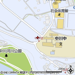 駒ヶ根警察署　中川村駐在所周辺の地図