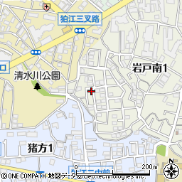 東京都狛江市岩戸南1丁目14-5周辺の地図