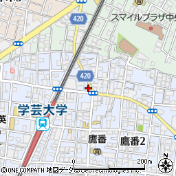 VOVO 学芸大学駅前店周辺の地図