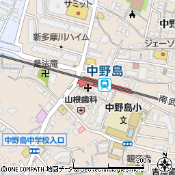 中野島たきぐち耳鼻咽喉科周辺の地図