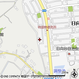 千葉県山武市日向台1-17周辺の地図