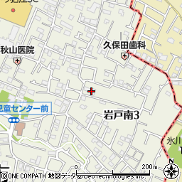 東京都狛江市岩戸南3丁目7-1周辺の地図