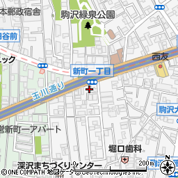 フォレスト駒沢周辺の地図
