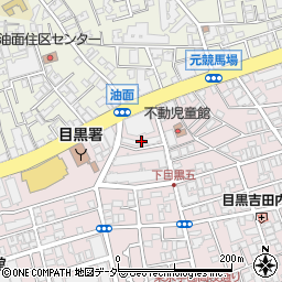 東京都目黒区下目黒5丁目19-6周辺の地図