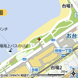 BLUE TABLE Odaiba周辺の地図