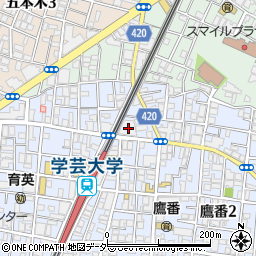 学芸大駅前整形・形成外科周辺の地図