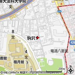 さくらパーキング駒沢第３駐車場周辺の地図