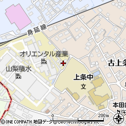 山梨県甲府市上条新居町200周辺の地図