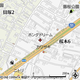 ホンダドリーム千葉中央周辺の地図