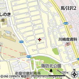 諏訪1丁目37坂詰邸[akippa]駐車場周辺の地図