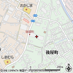 山梨県甲府市後屋町449周辺の地図