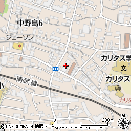 ガーデンステイツ中野島周辺の地図