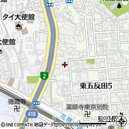 グランフォルム池田山周辺の地図