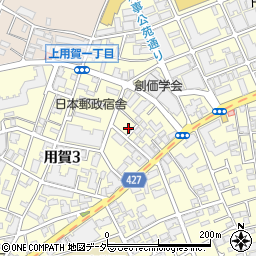 東京都世田谷区用賀3丁目7-2周辺の地図
