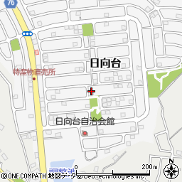 千葉県山武市日向台49周辺の地図