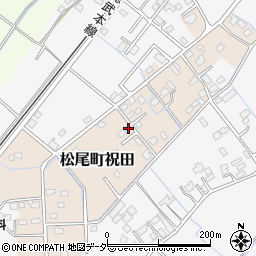 千葉県山武市松尾町祝田114-2周辺の地図