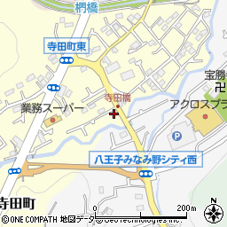 東京都八王子市寺田町265周辺の地図