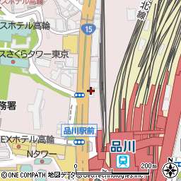 セブンイレブン品川駅前店周辺の地図