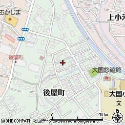 山梨県甲府市後屋町262周辺の地図