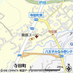 東京都八王子市寺田町254-2周辺の地図