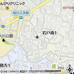 東京都狛江市岩戸南1丁目10-9周辺の地図