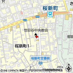明光義塾桜新町教室周辺の地図