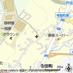 東京都八王子市寺田町806周辺の地図