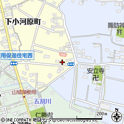 山梨県甲府市下小河原町31-5周辺の地図