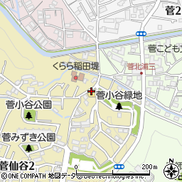 ファミリーマート仙谷店周辺の地図