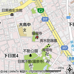 浄土宗蟠龍寺周辺の地図