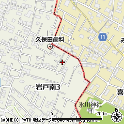 東京都狛江市岩戸南3丁目10周辺の地図