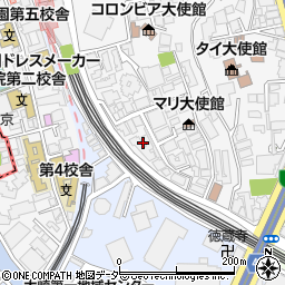 ペアシティ花房山　管理室周辺の地図