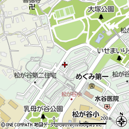 都公社松ヶ谷団地４９番４号棟周辺の地図