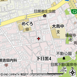 東京都目黒区下目黒4丁目7-9周辺の地図